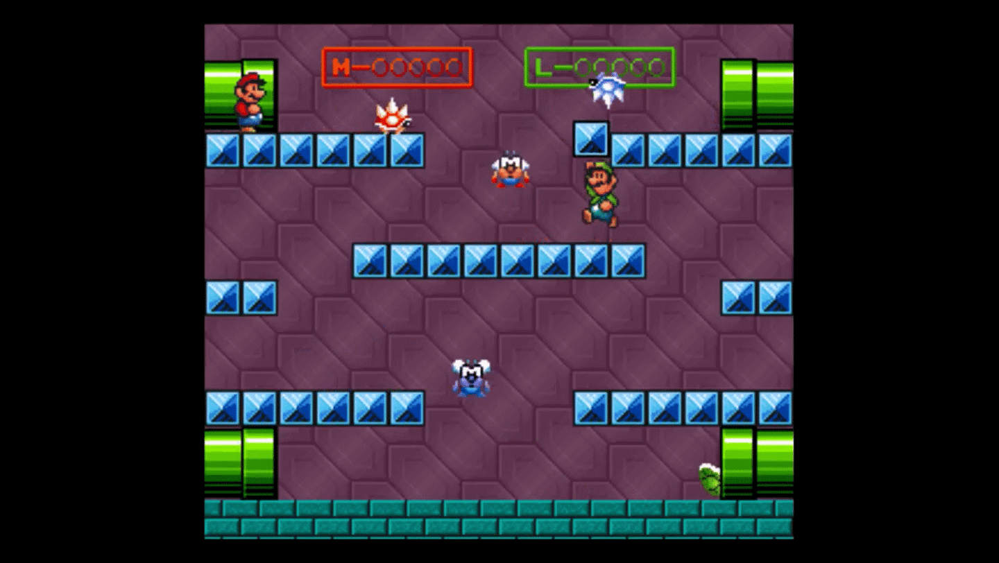 Capture d'écran du Versus de Super Mario Bros 3