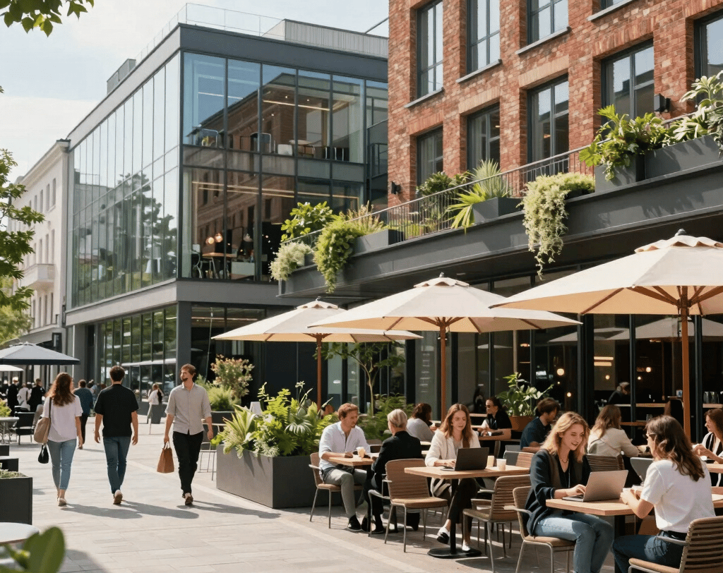 Bright living room with modern inventory
