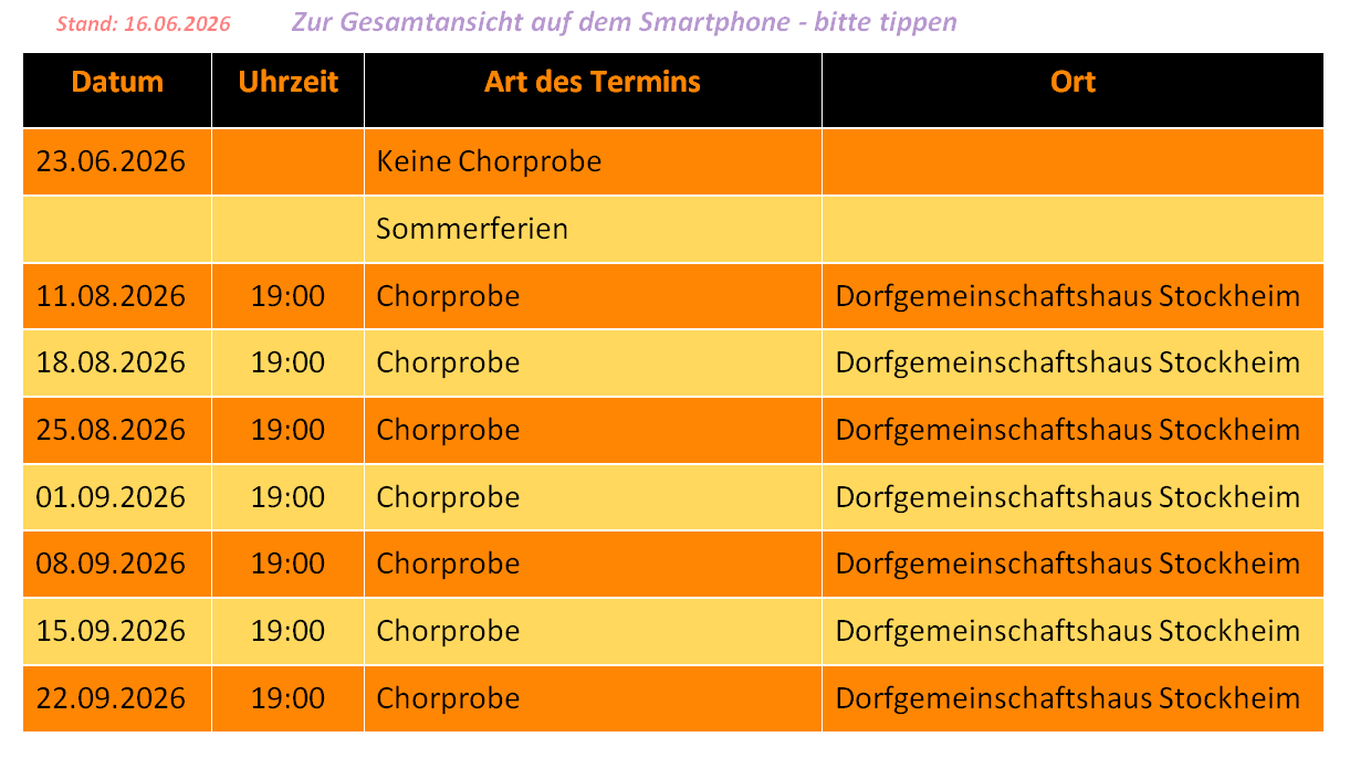 aktuelle Termine
