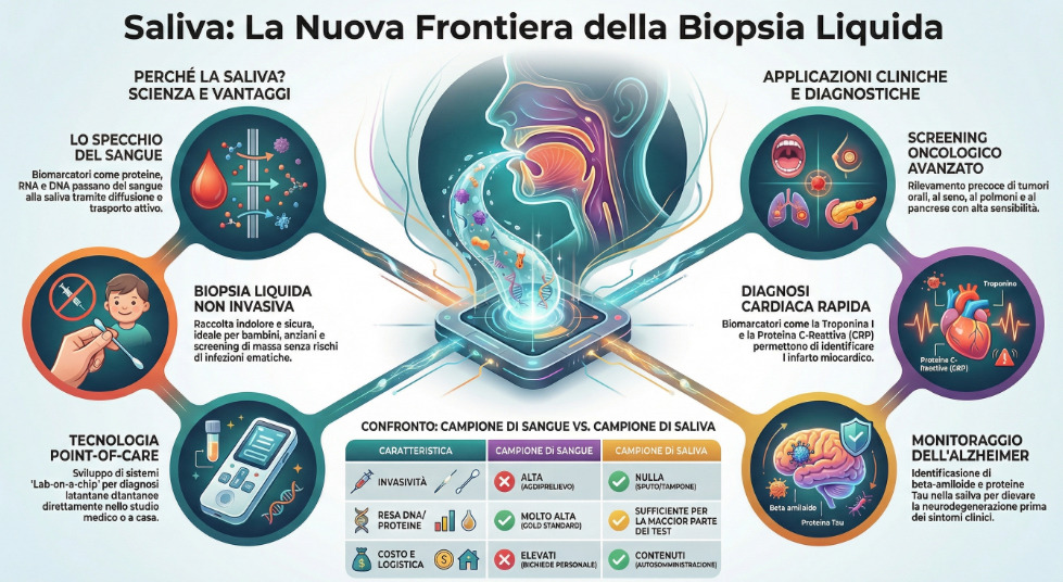 Ii vantaggi della Biopsia Liquida per Cancro e Alzheimerogicoal Monitoraggio dell'Alzheimer e