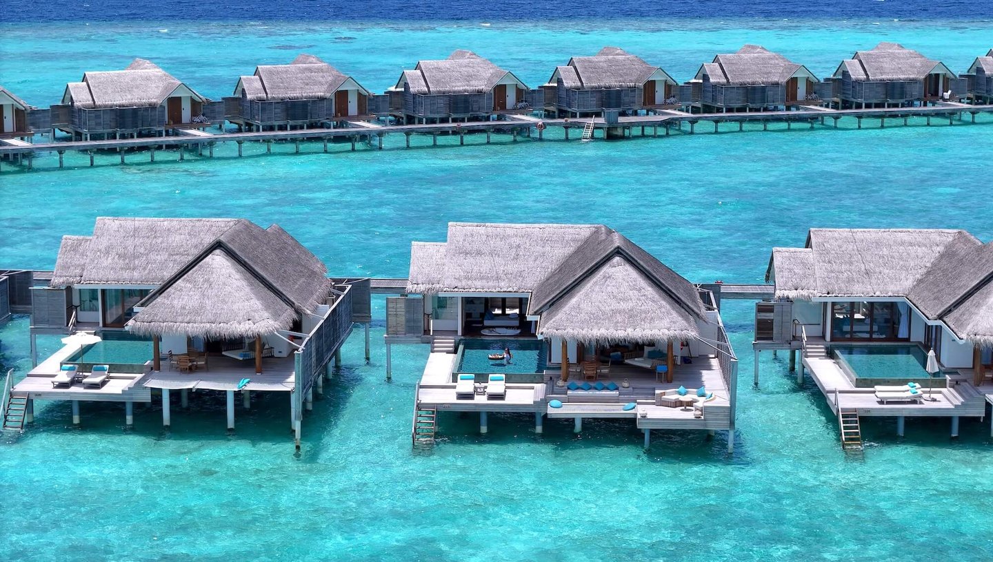 Anantara Kihavah Maldives overwater villas