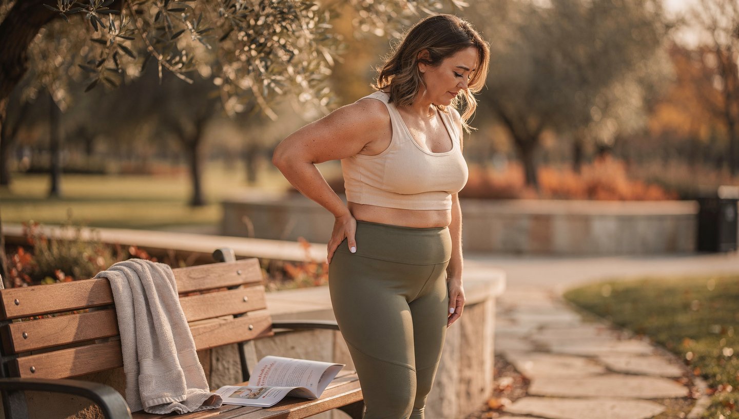 Donna con necessità di recupero benessere corporeo e forma fisica