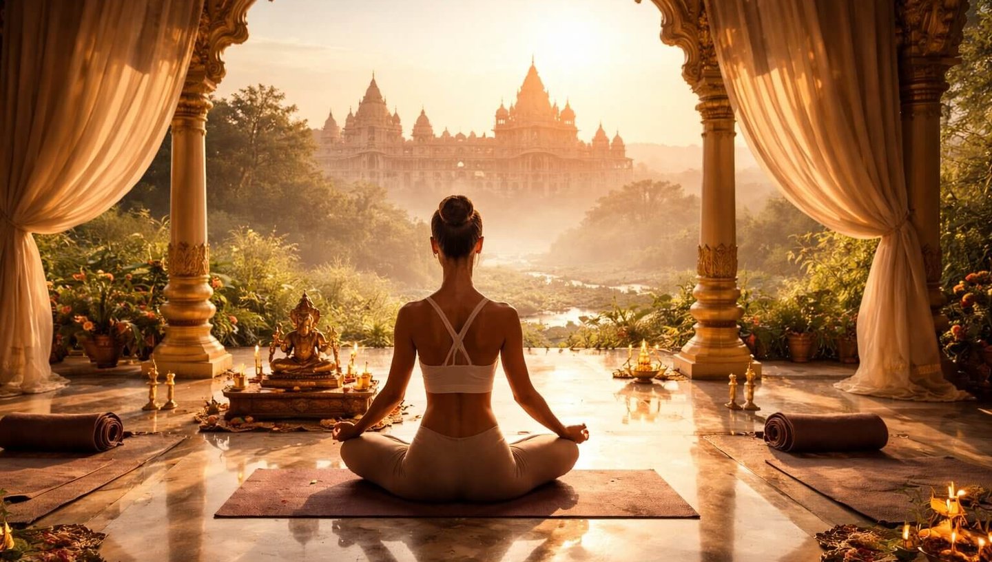 Ashtanga Yoga practice in Mysore