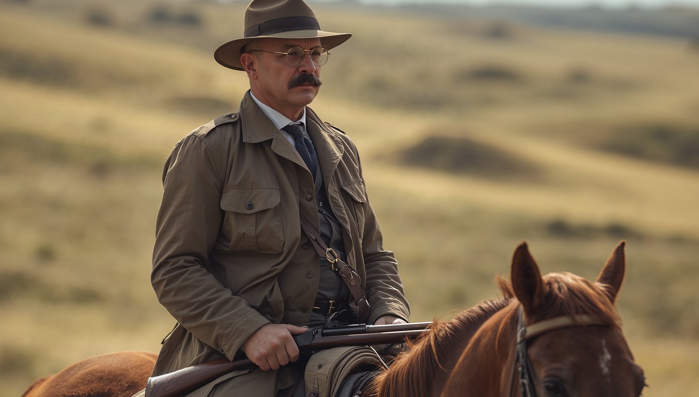 Theodore Roosevelt on Safari, hunting