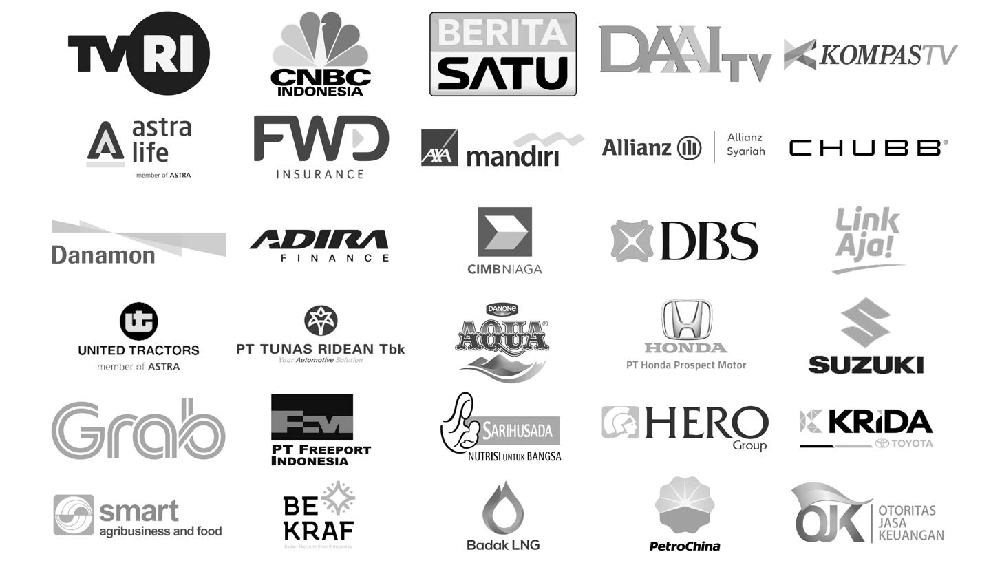 Logo perusahaan yang sudah mengundang Mada sebagai pembicara