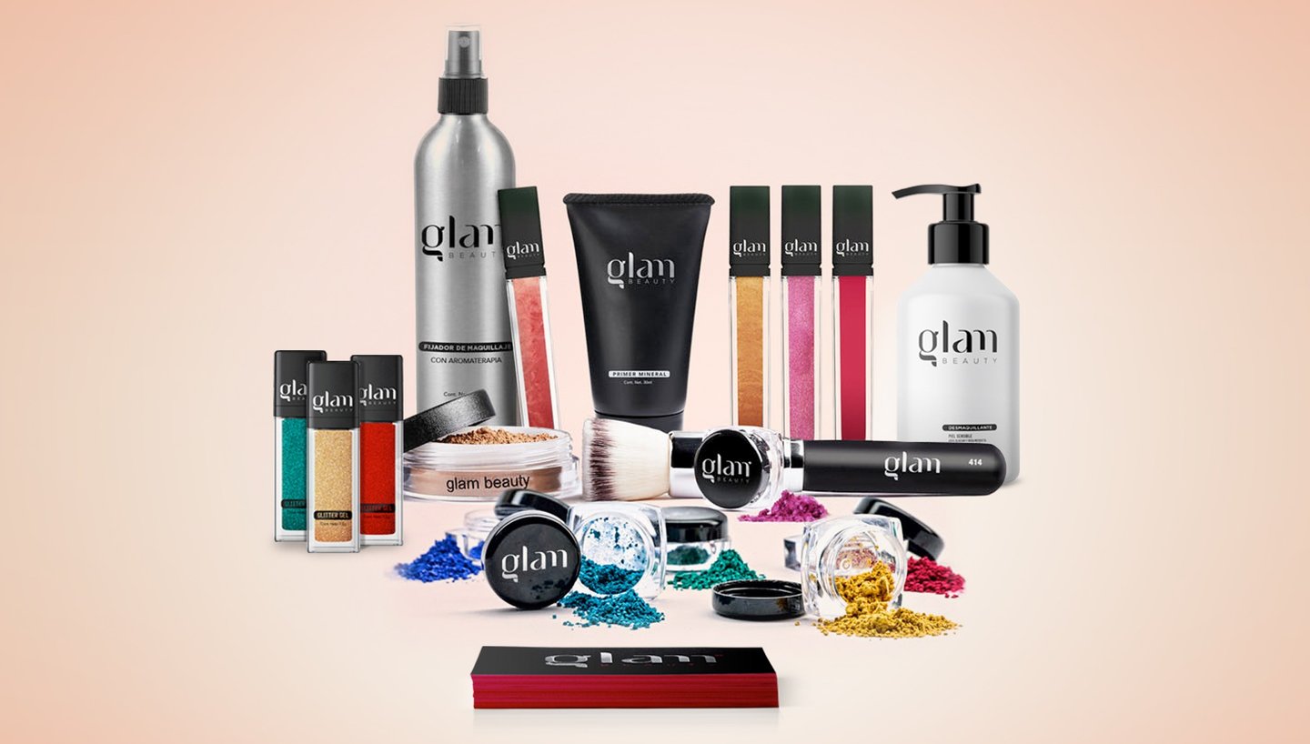 Brand Design Identity Glam Beauty Cosmetics