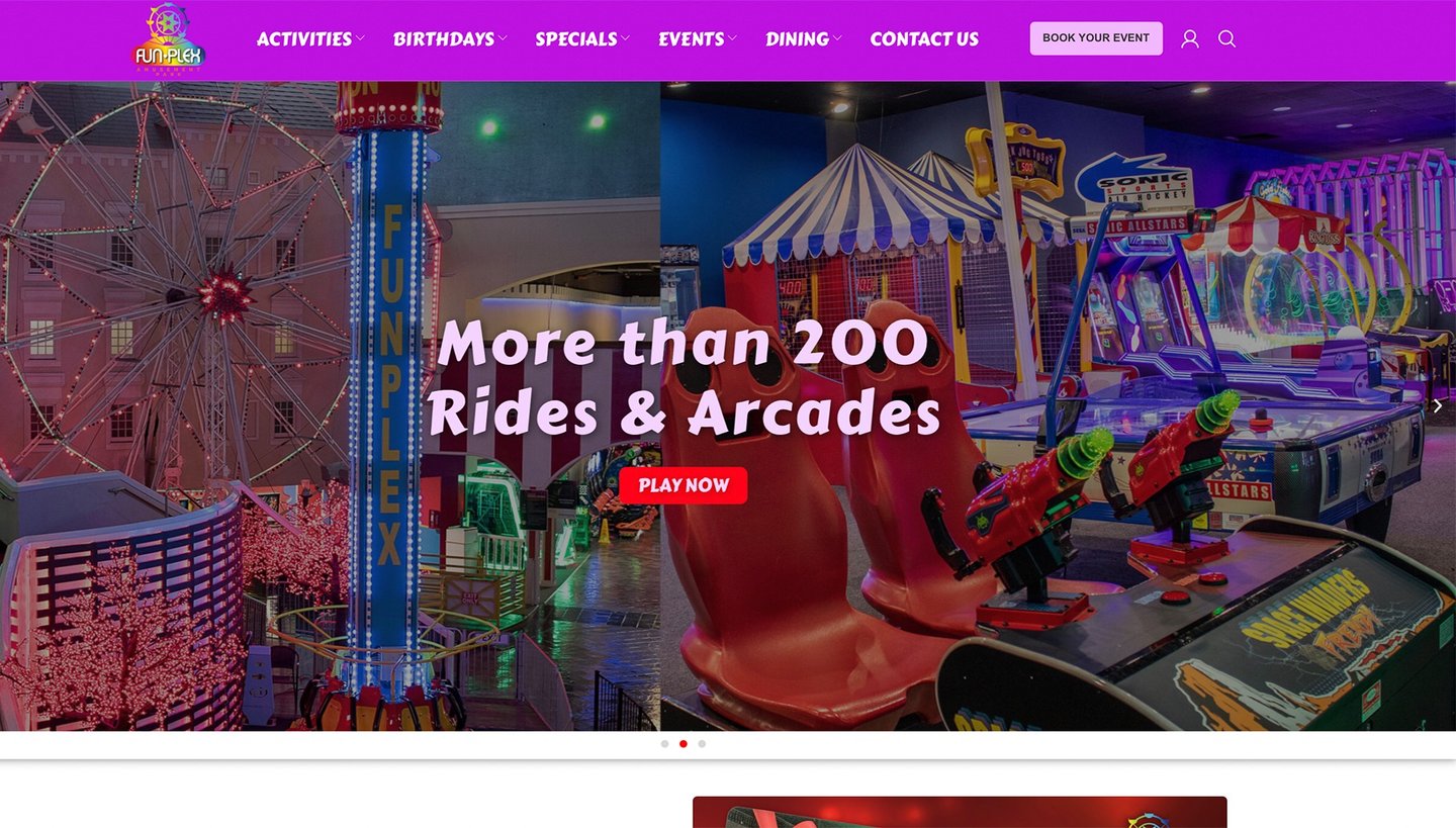 Houston Funplex website