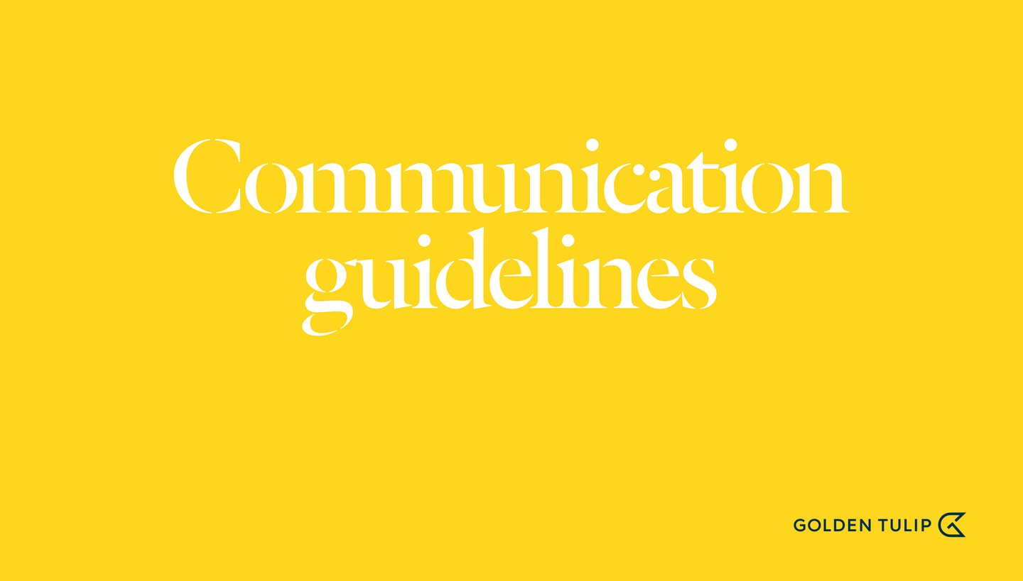communication identity guideline