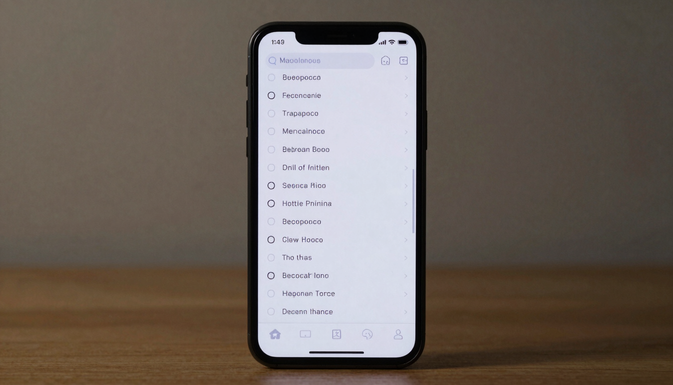 Crisp front-facing orthographic render of a minimalist Android phone showing an offline Markdown editor interface with monospace typography and clean wireframe borders.