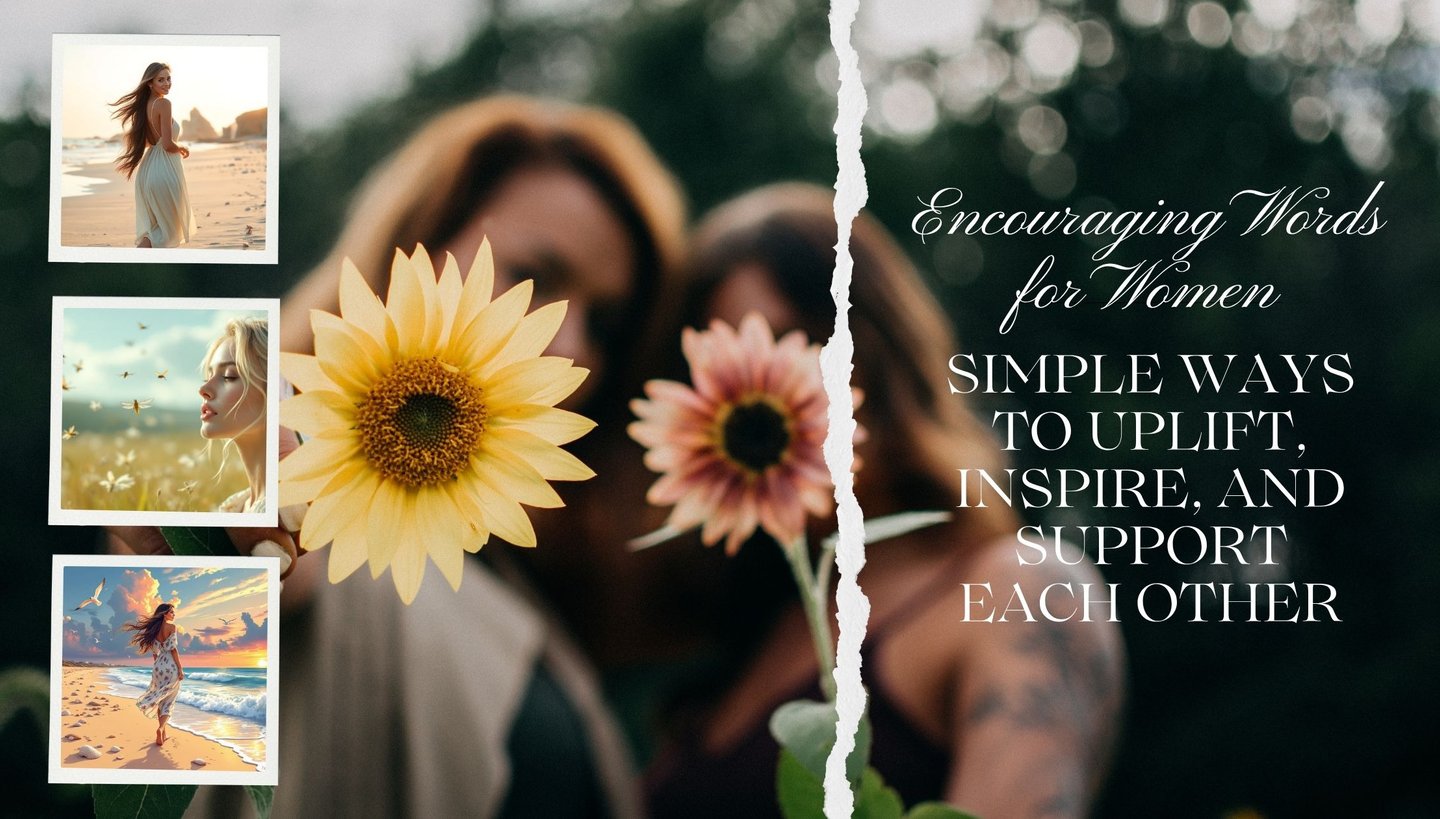 a woman holding a flower in front of a photo