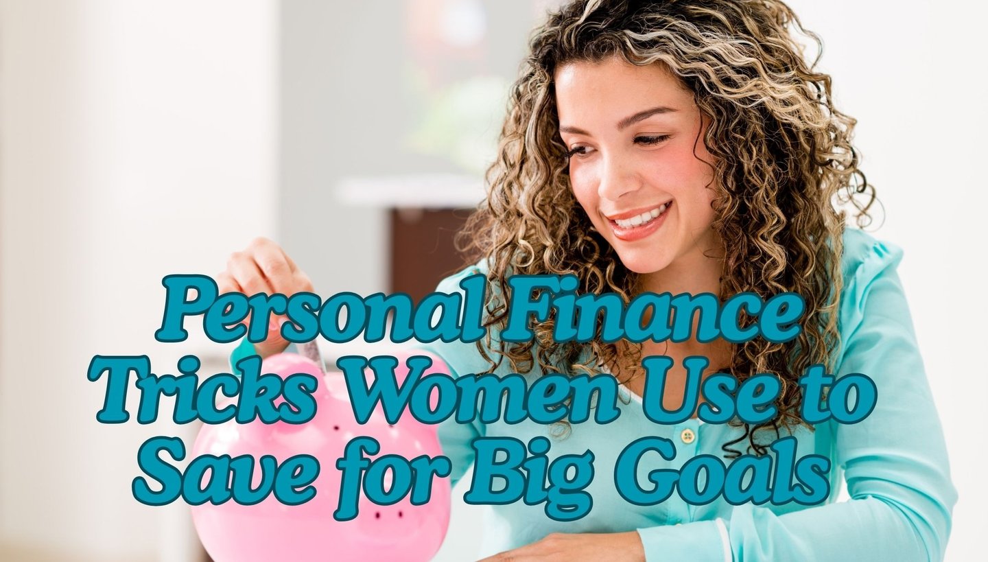 a woman holding a piggy bank