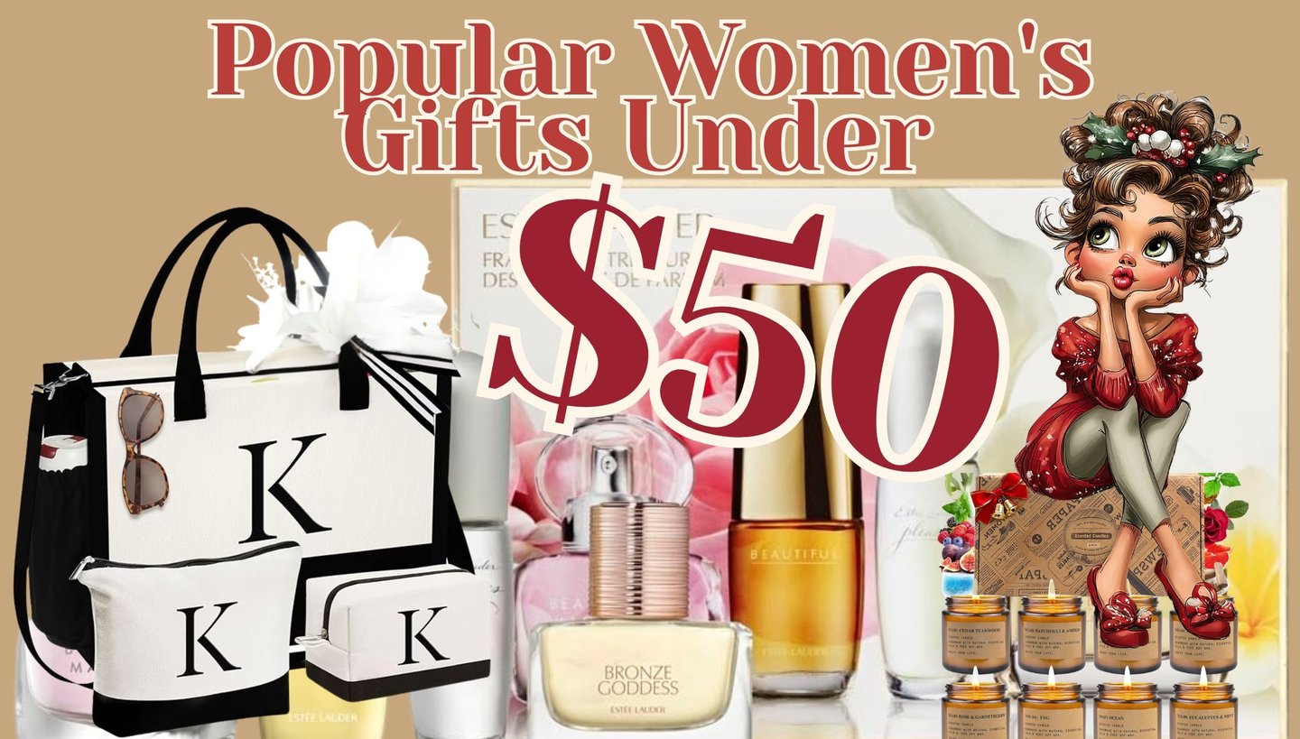 a woman's gift set up for a special occasion