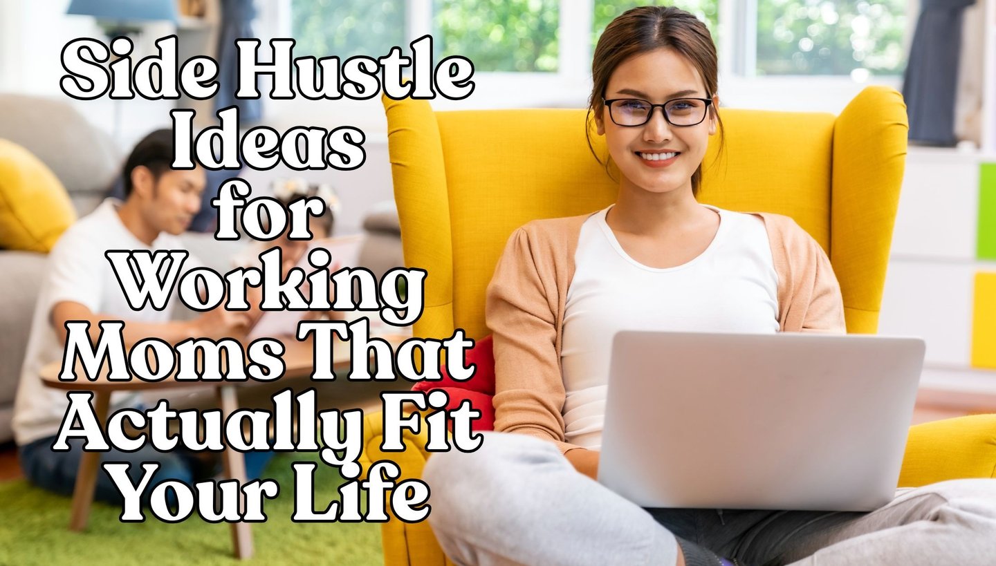 a woman sitting in a chair with a man and woman in the background