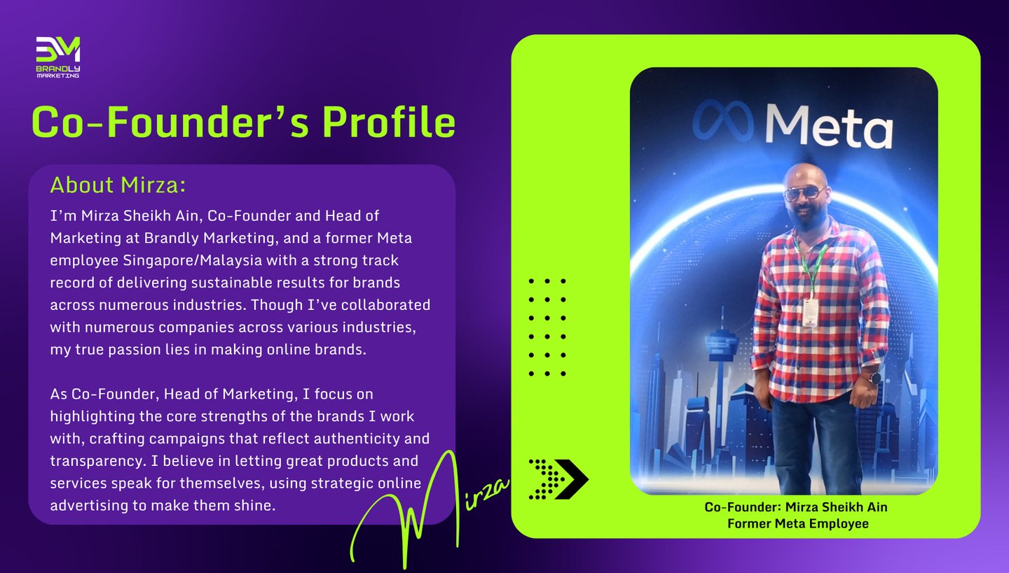 Brandly Marketing Profile Co-founder's profile
