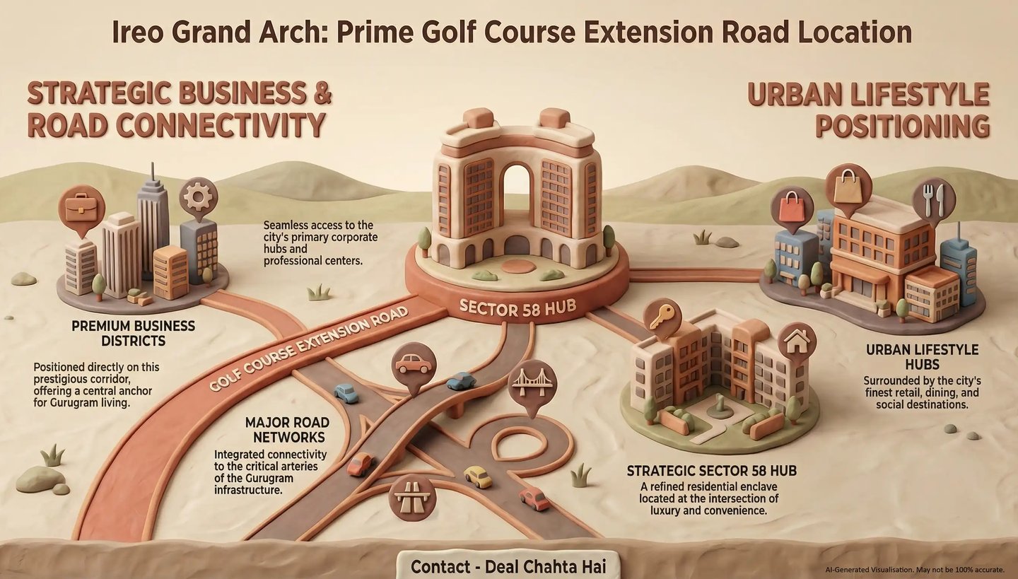 IREO Grand Arch Location & Connectivity
