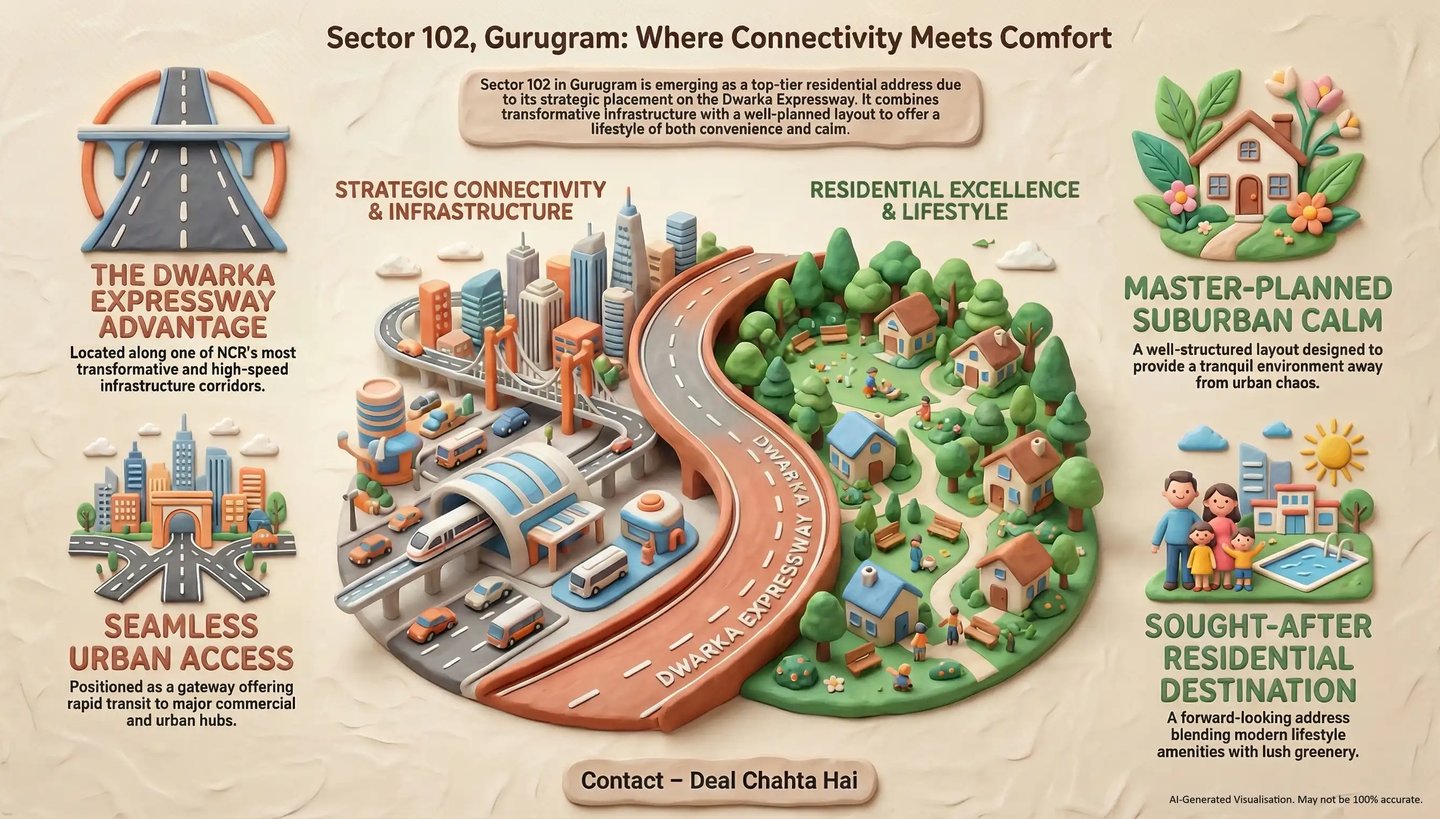 Sector 102 Gurugram’s Gateway to Modern Living