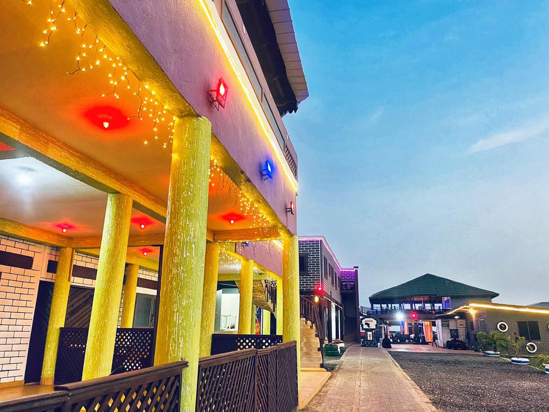 Outer view of De Place @ De beach Resort Bar & Restaurant just beside the main entrance