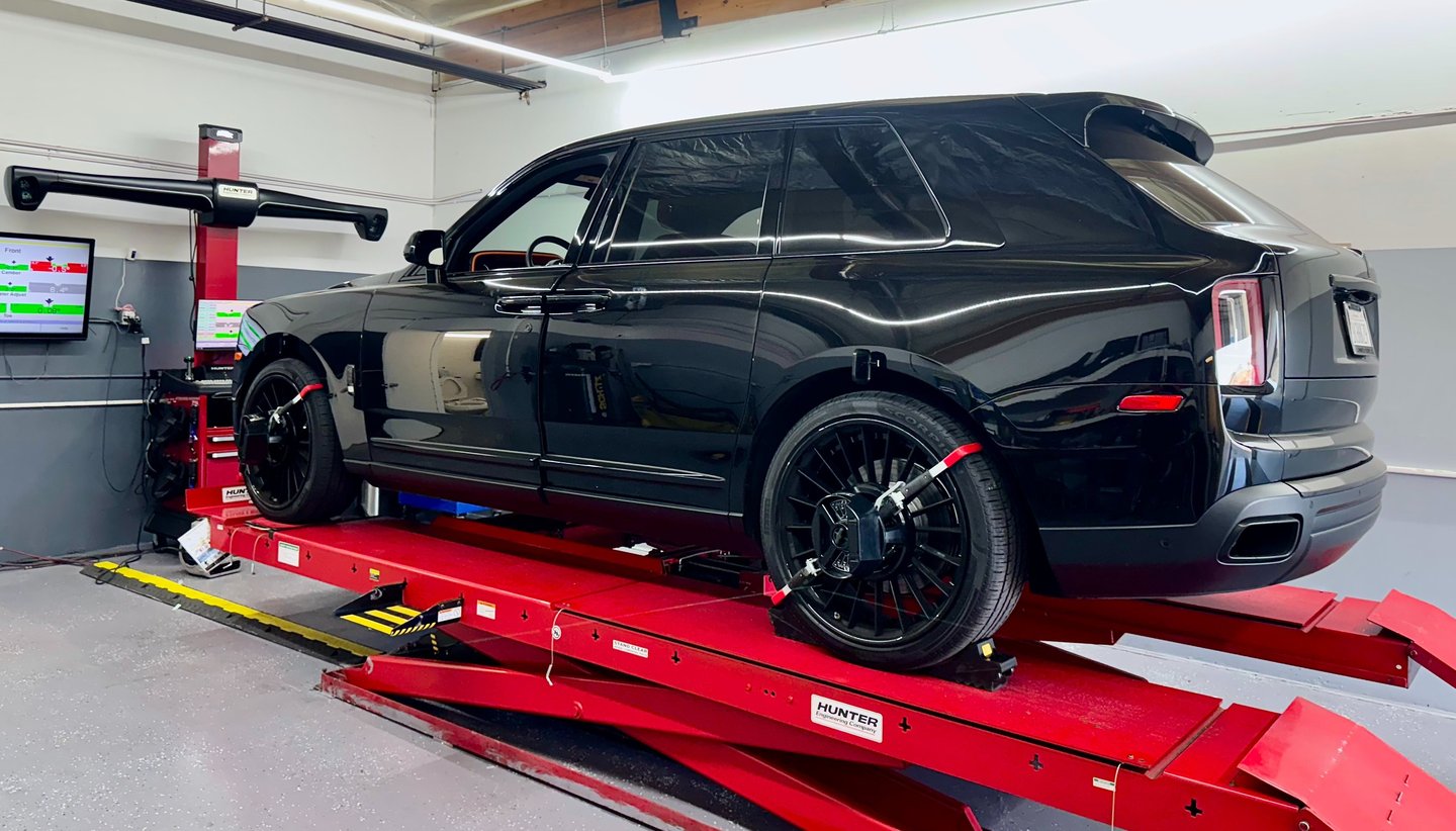 wheel alignment Rolls Royce