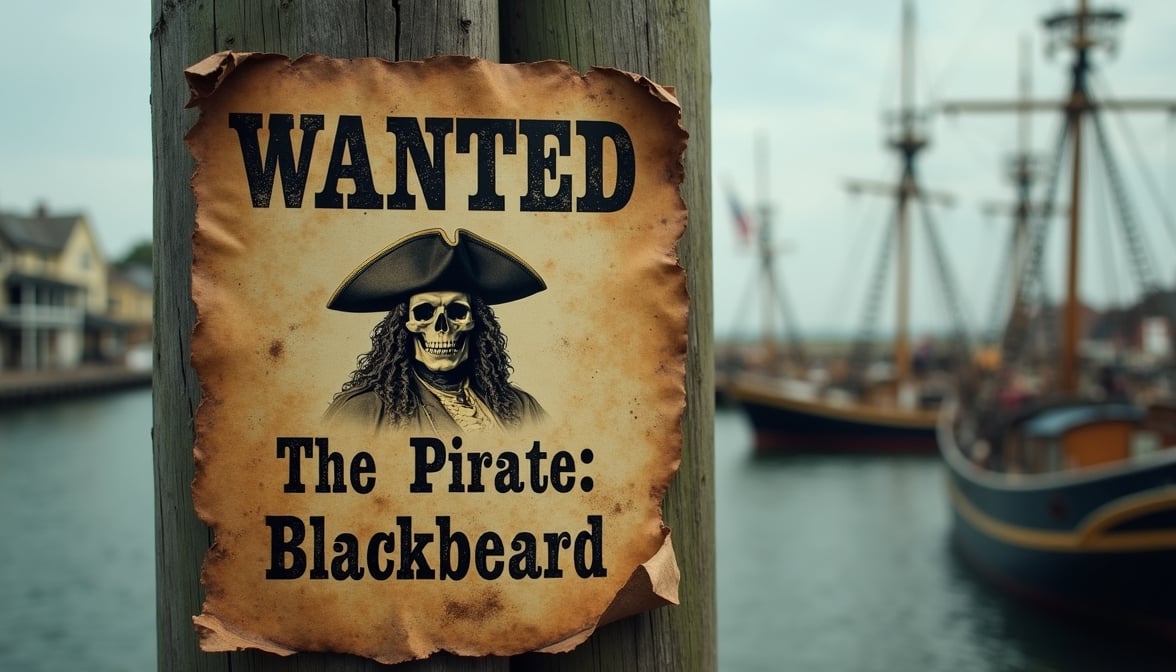 Wanted The Pirate: Blackbeard