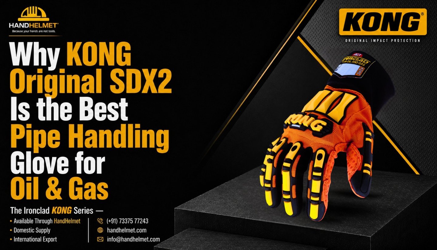 KONG Gloves India: Why KONG Original SDX2 Is The Best Pipe Handling Glove For Oil & Gas