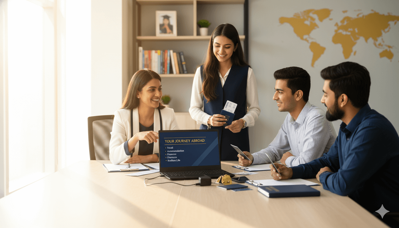 Travel arrangements guidance - flight booking, airport transfers, and temporary accommodation for new international students