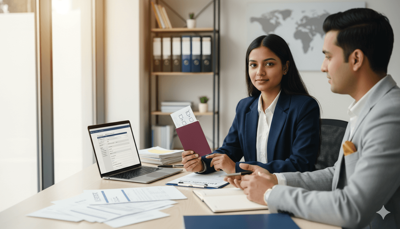 Complete visa documentation - financial documents, bank statements, sponsor letters for study permit applications