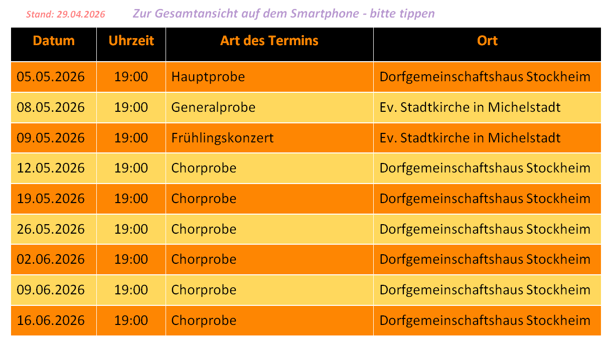 aktuelle Termine