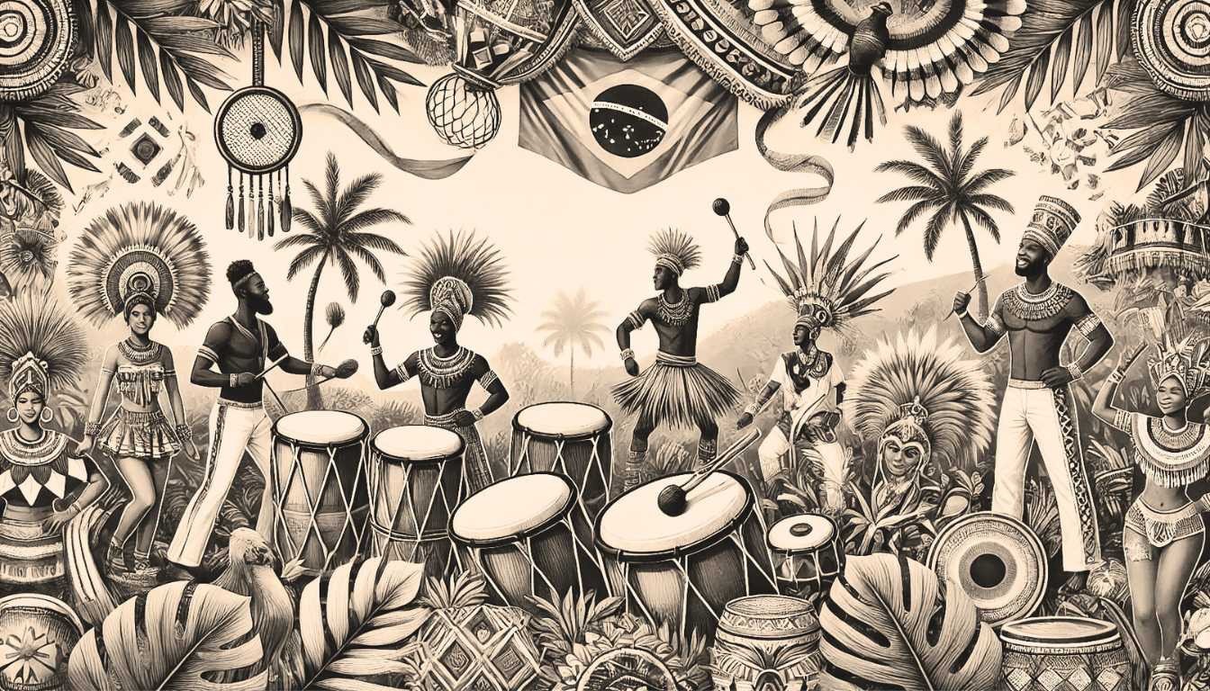 O olhar sobre a influência afro-brasileira na arte contemporânea revela uma fusão entre passado e pr