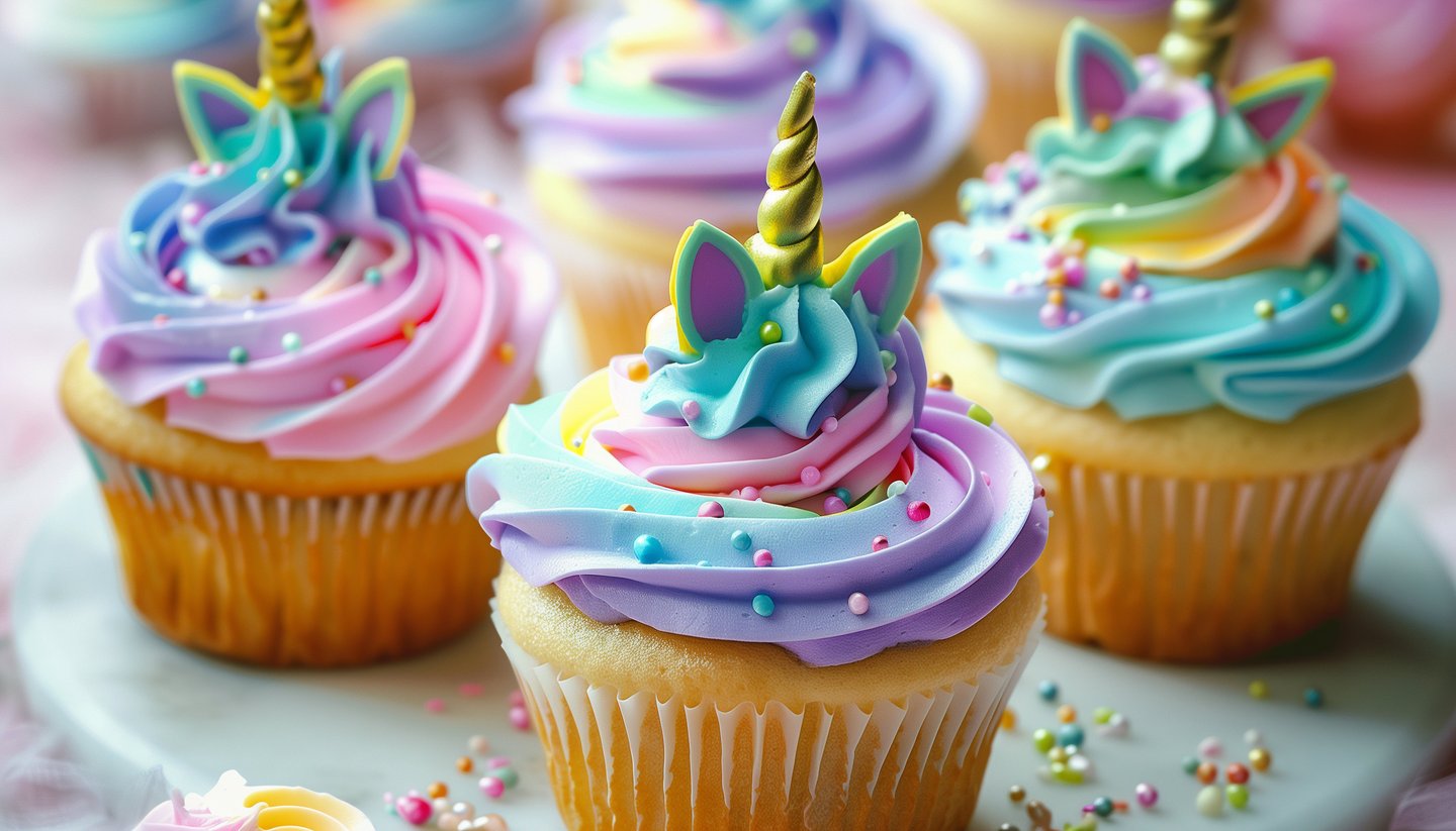 Unicorn cupcakes