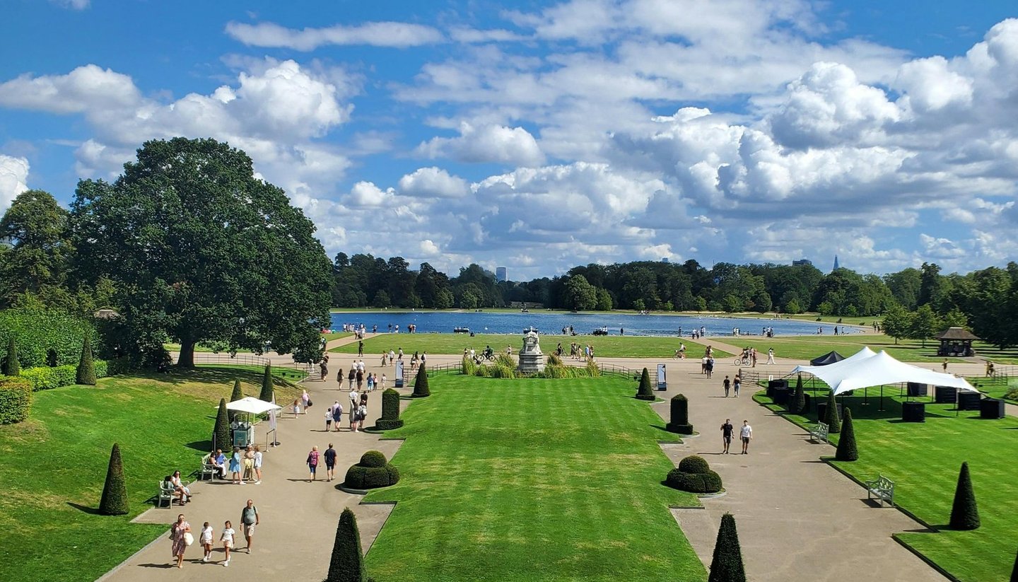 Spring day in Kensington Gardens London