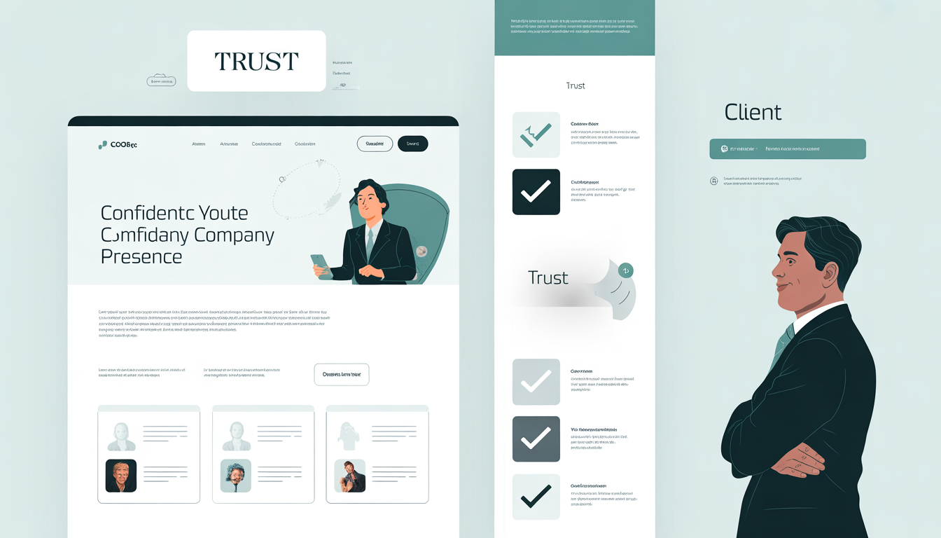 Um homem de terno e gravata tinge um terno de negócios.