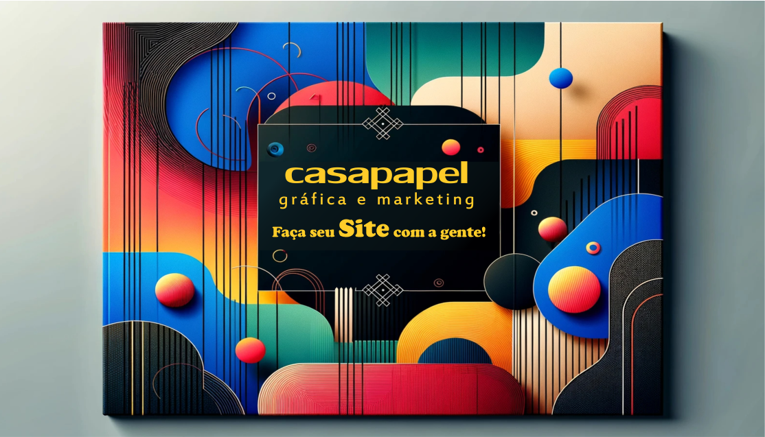  a book cover with a colorful abstract design written on it make your website with us!
