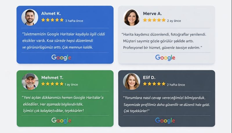 google Harita Danışmanlığı memnuniyet yorumları