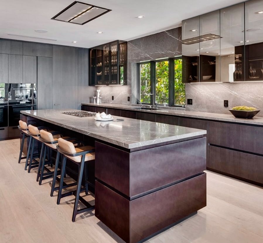 Modern Italian kitchen with high-end cabinetry