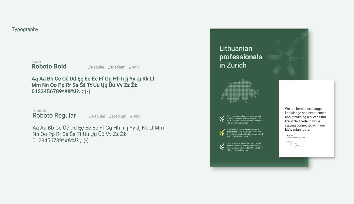 Visuell identitets eksempel – Zurilit: valg av skrifttyper og typografiske løsninger