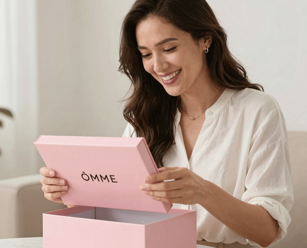 Soft-focus close-up of delicate hands holding a warm cup of lactation tea wrapped in cozy fabric.