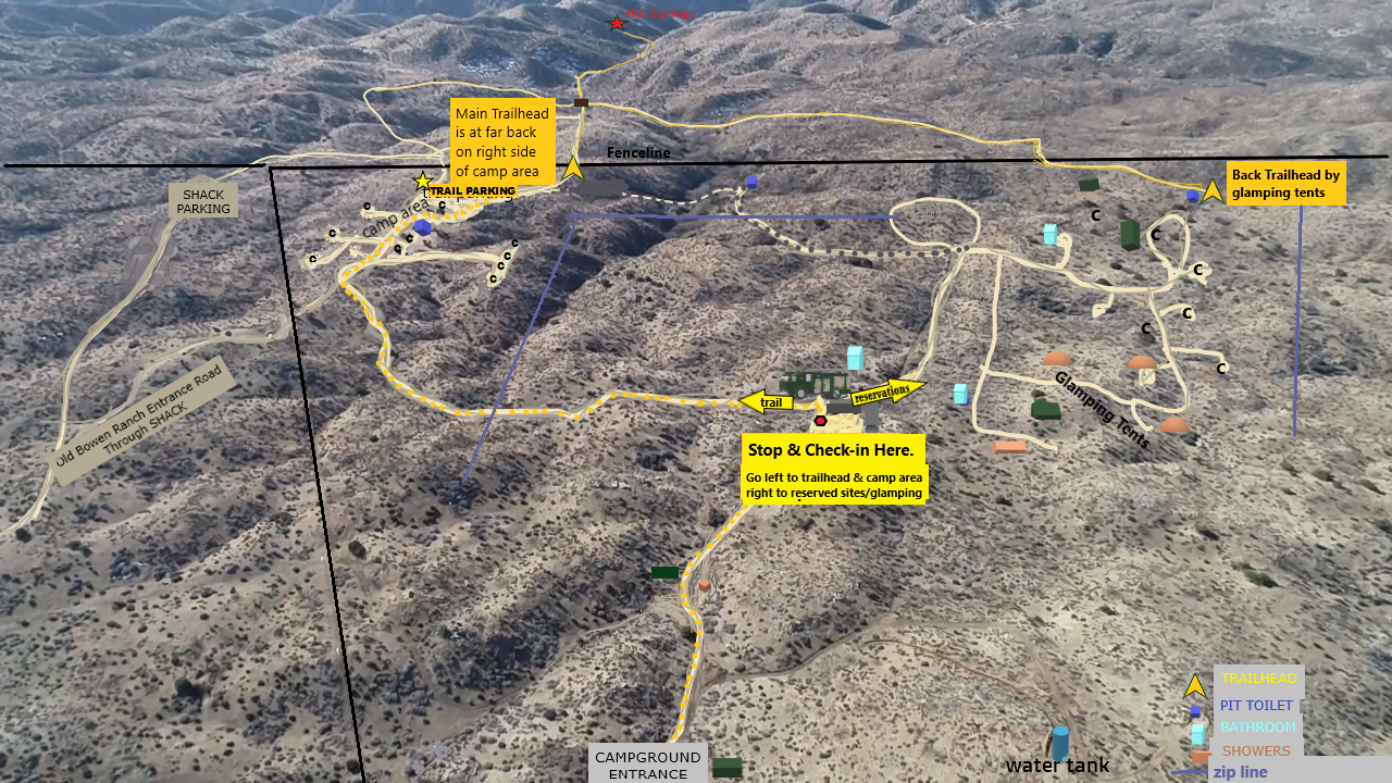 deep creek hot springs campground map