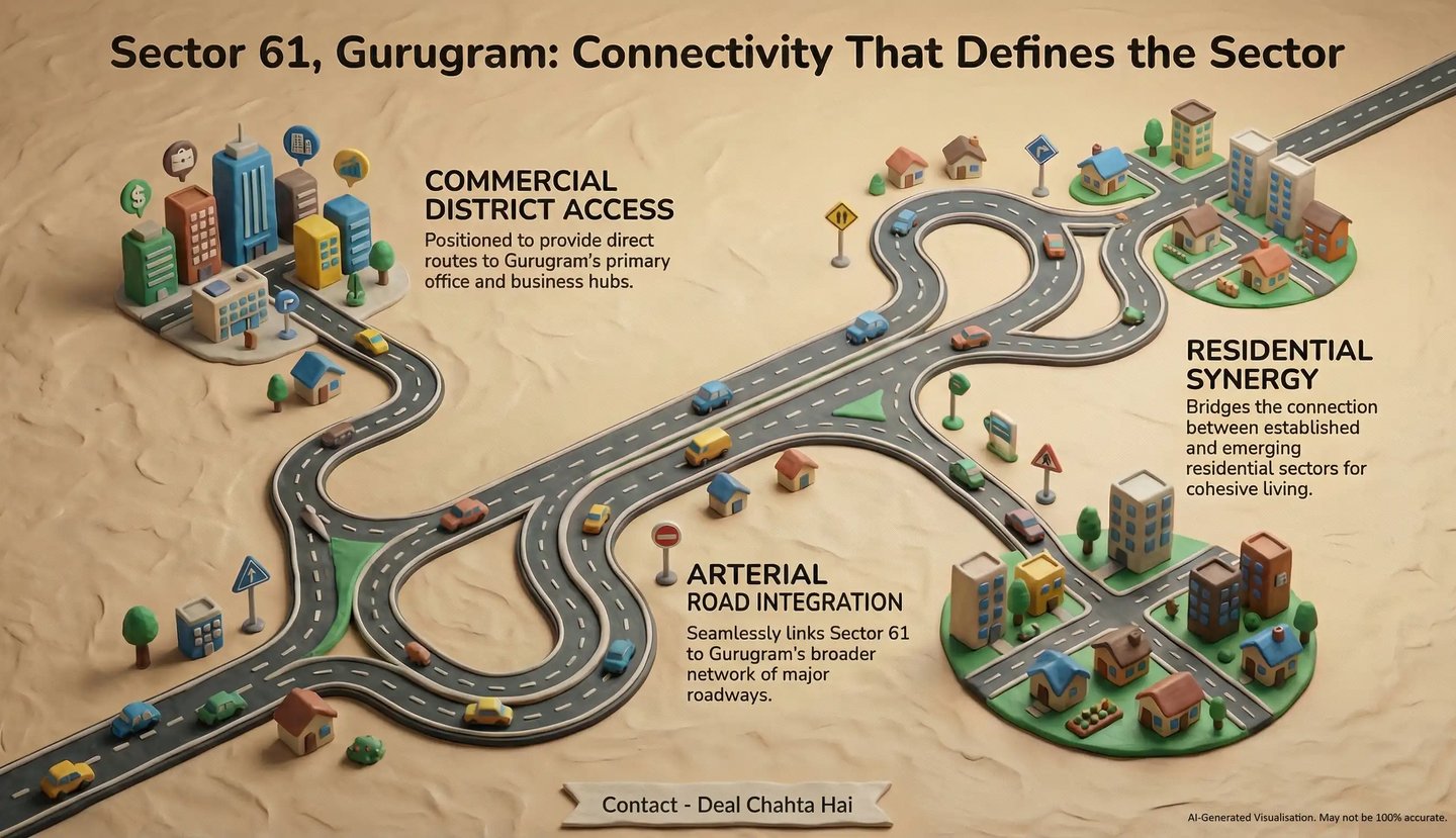 sector-61-gurugram-connectivity