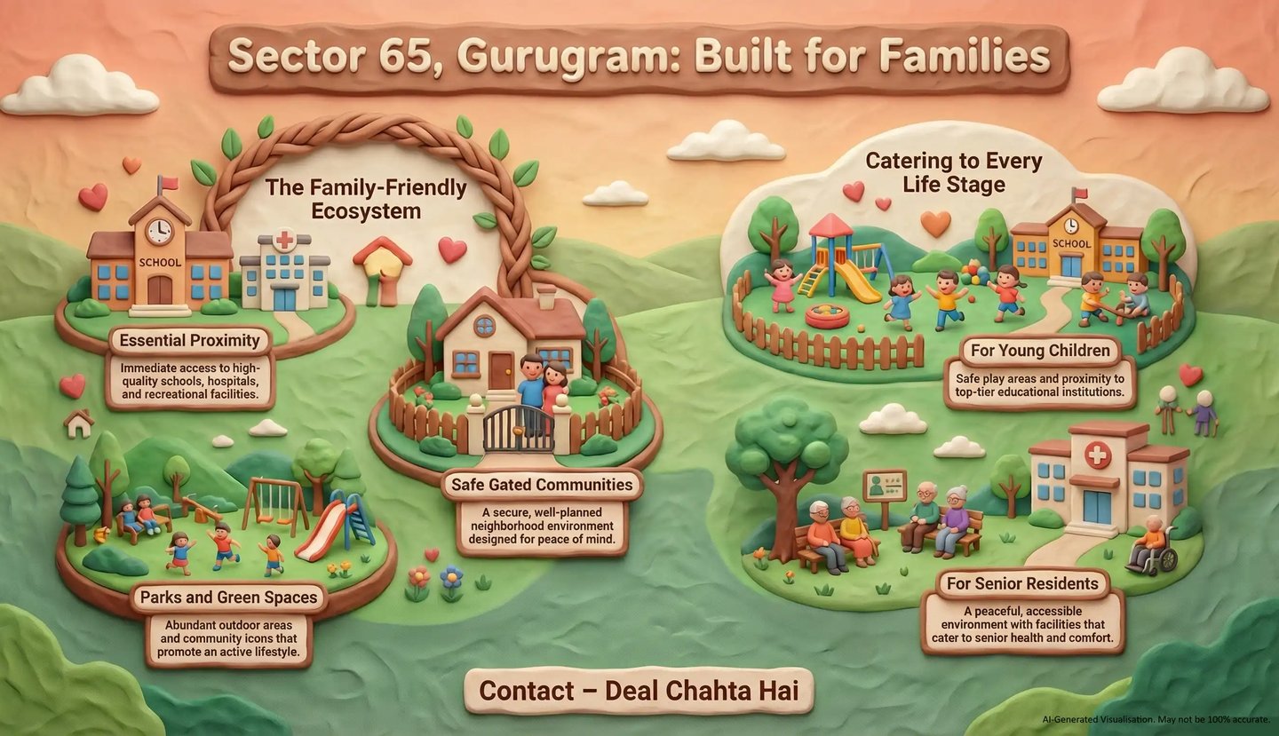 Sector 65 Gurugram for Family Living