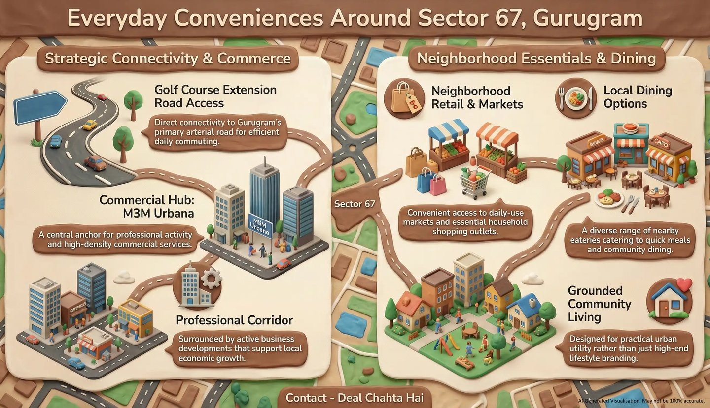 Sector 67 Gurugram Local Conveniences