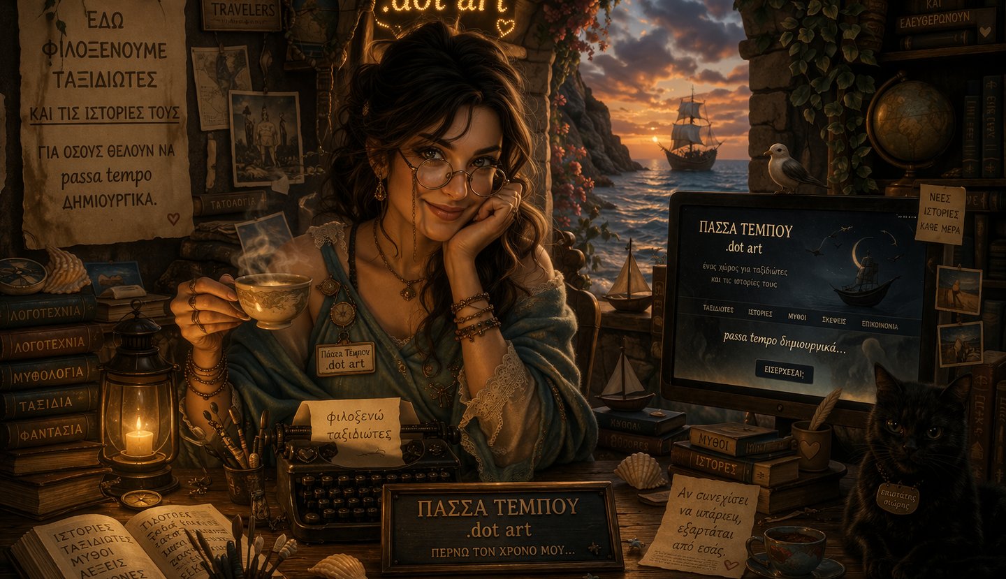 Η αξιέραστος δεσποινίς Πάσσα Τέμπου (ντοτ αρτ)