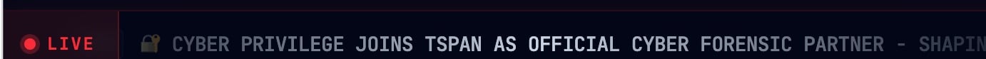 G Vimal Kumar CTO Cyber Privilege 8977308555 Joins TSPAN as Official Cyber Forensic Partner
