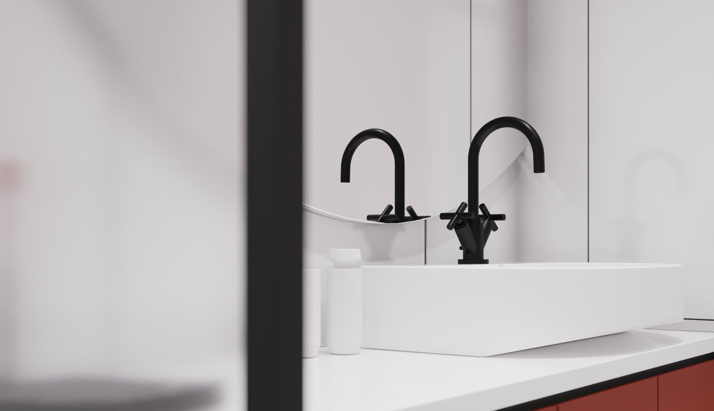 Penthouse bathroom 3d interior vizualization west africa