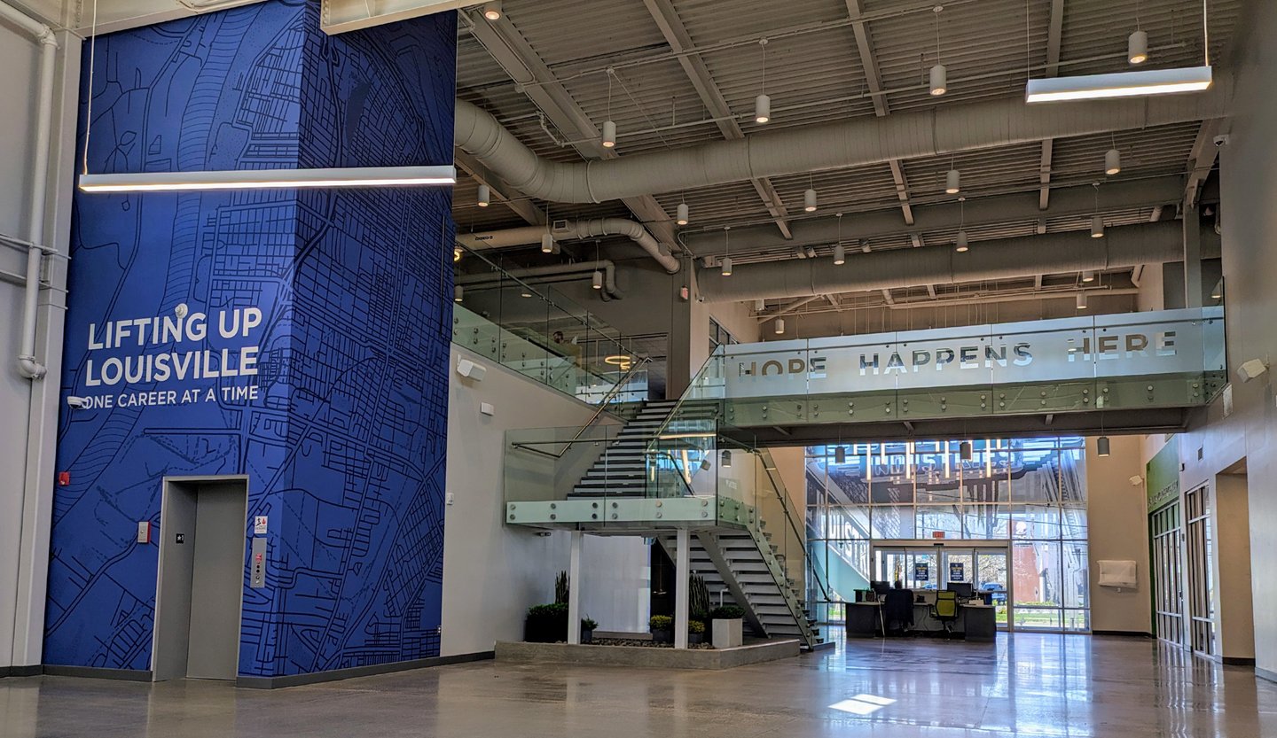 Goodwill Opportunity Center Environmental Graphic Placemaking