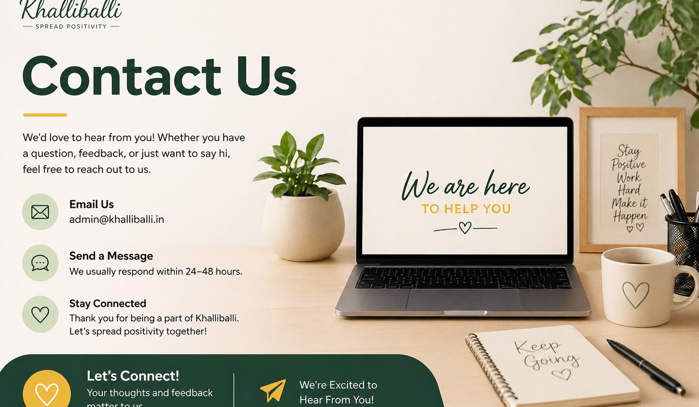 contact khalliballi motivation website