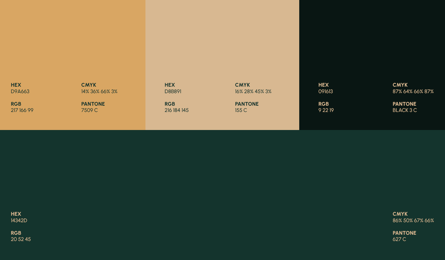 a color scheme of a color scheme of a green and brown