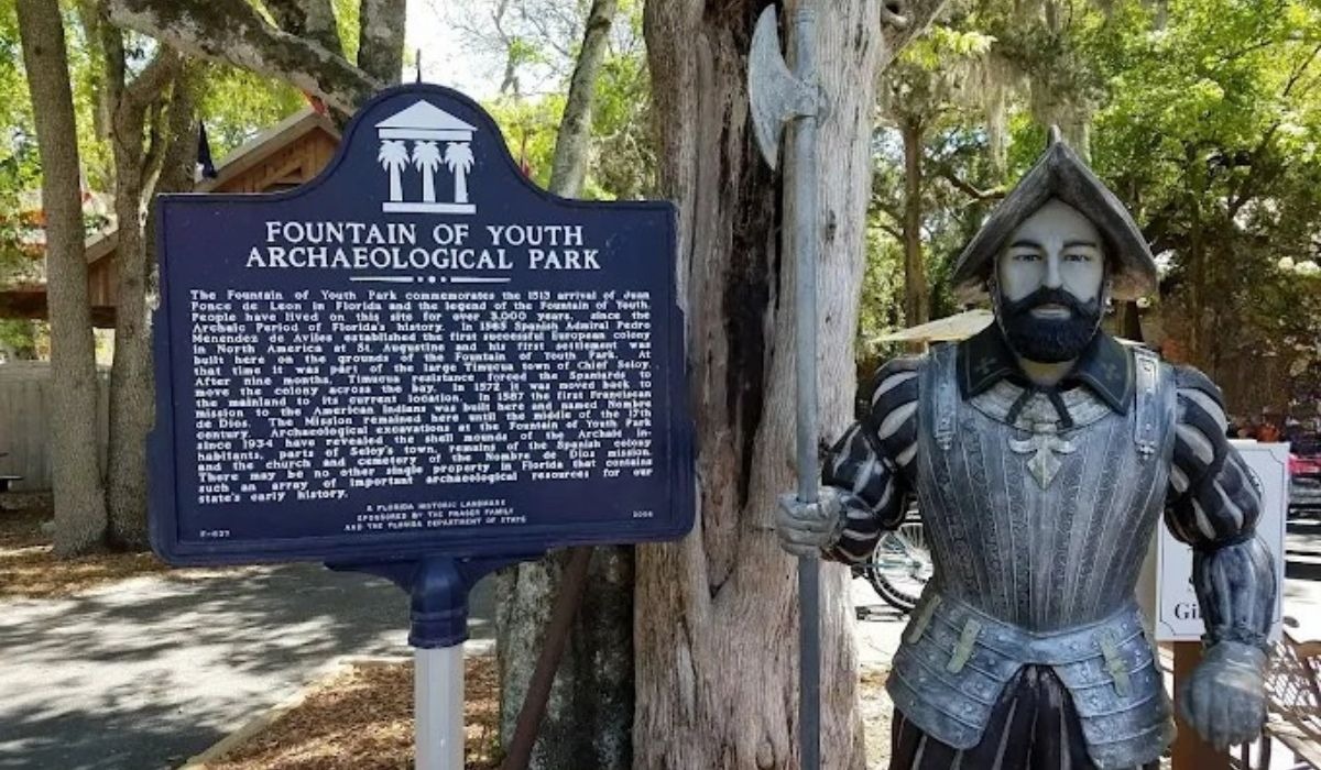 fountain of youth park sign