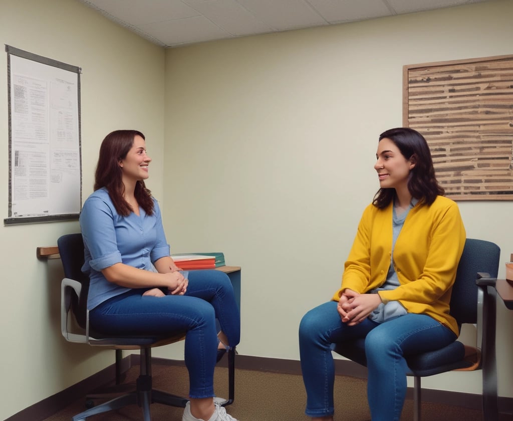 A cozy workspace with a calendar and a laptop ready for scheduling appointments.