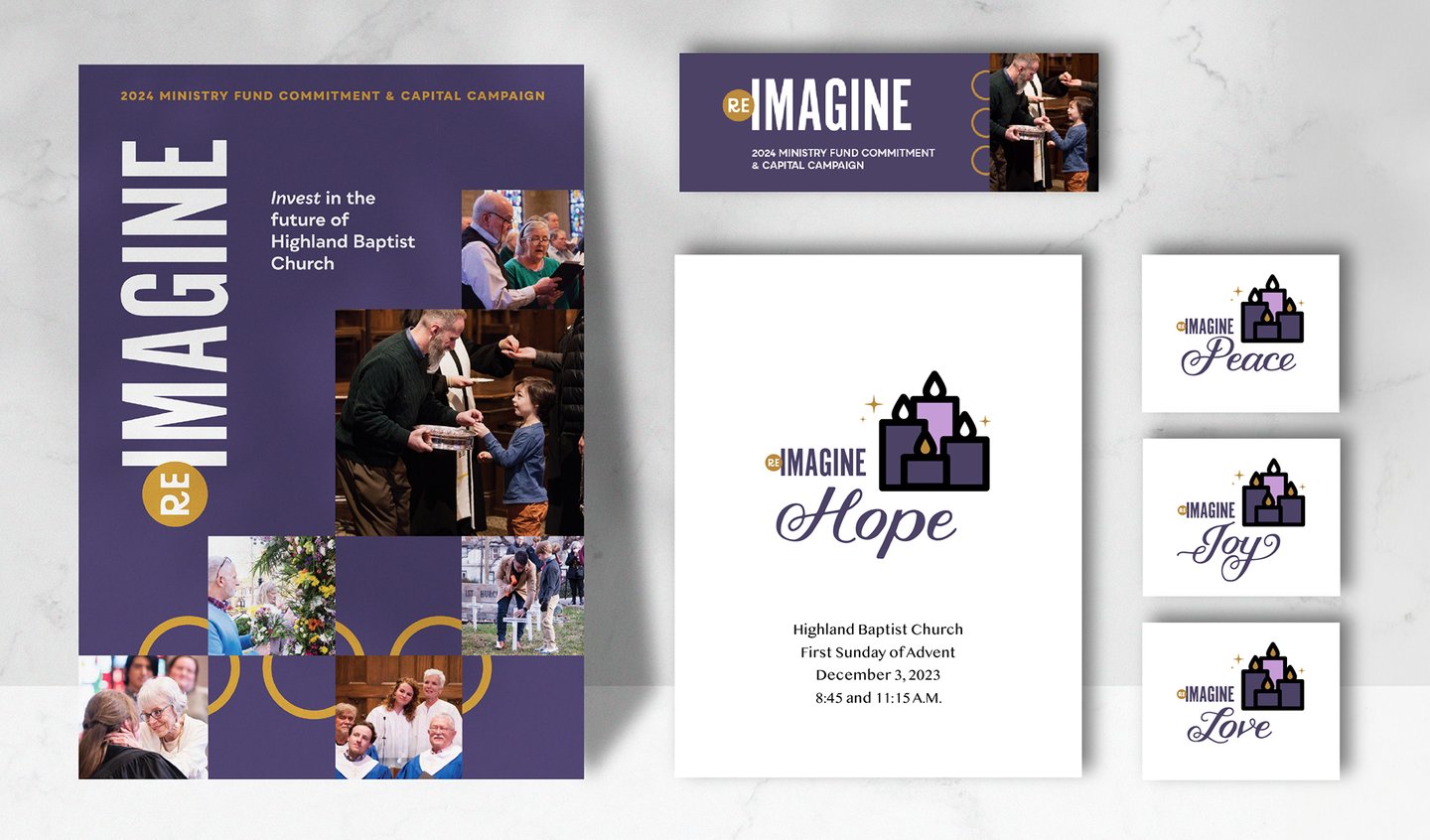 Poster, digital banner, program graphics