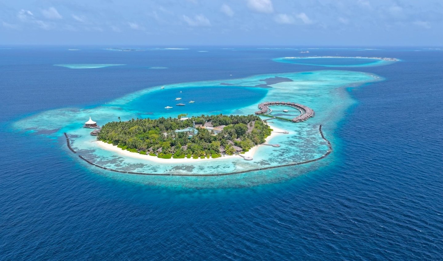 Baros Maldives island view